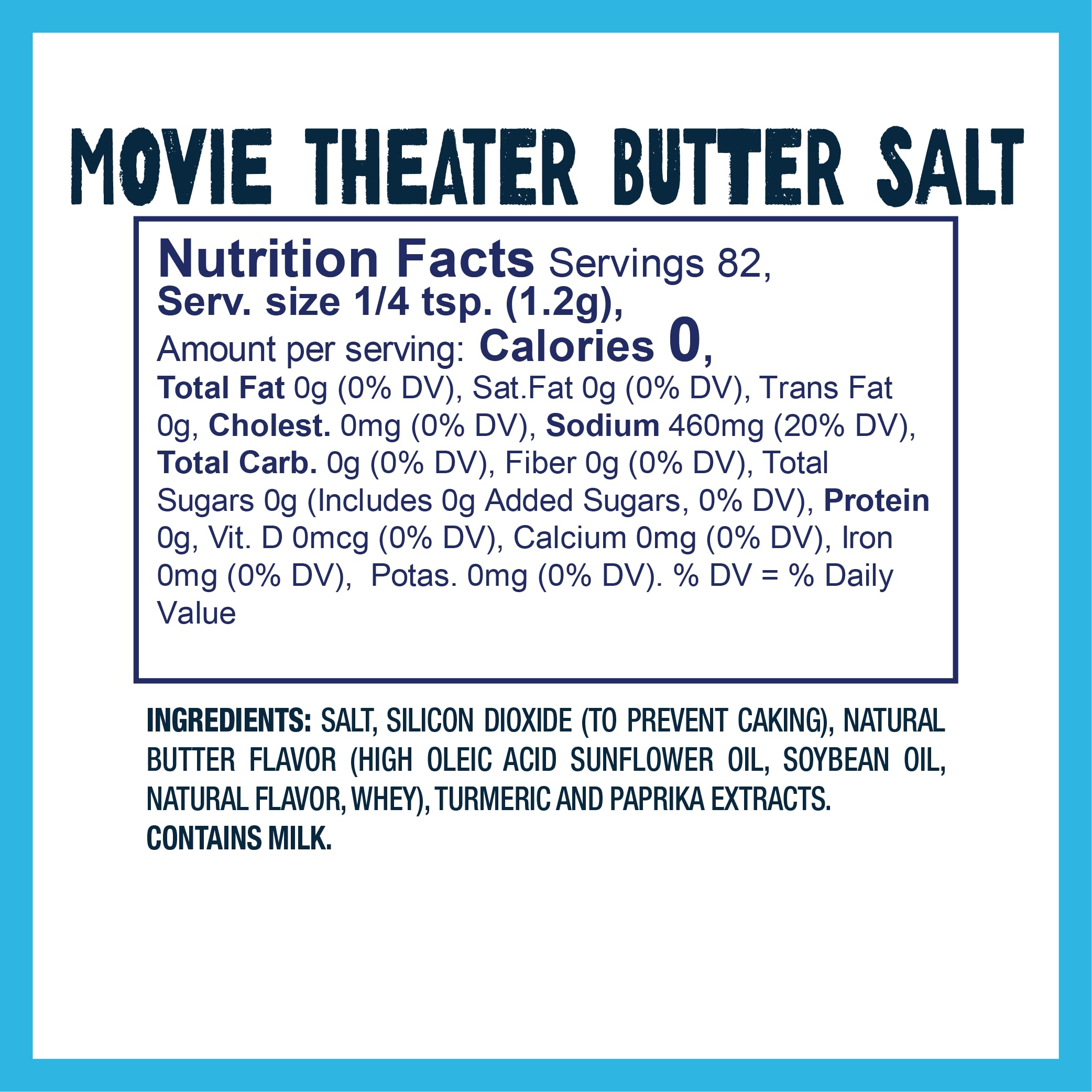Kernel Season's close-up label on shaker highlighting all-natural ingredients and Kosher status