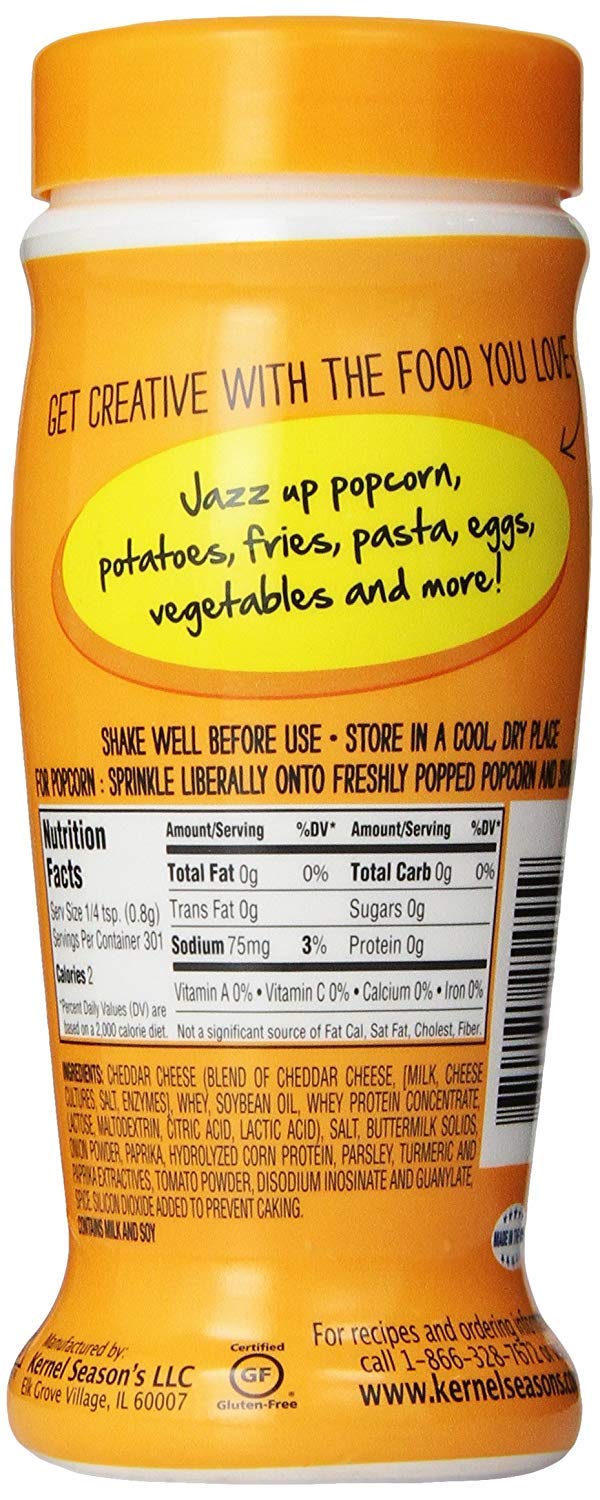 Kernel Season's closeup of shaker lid highlighting dispensing ease