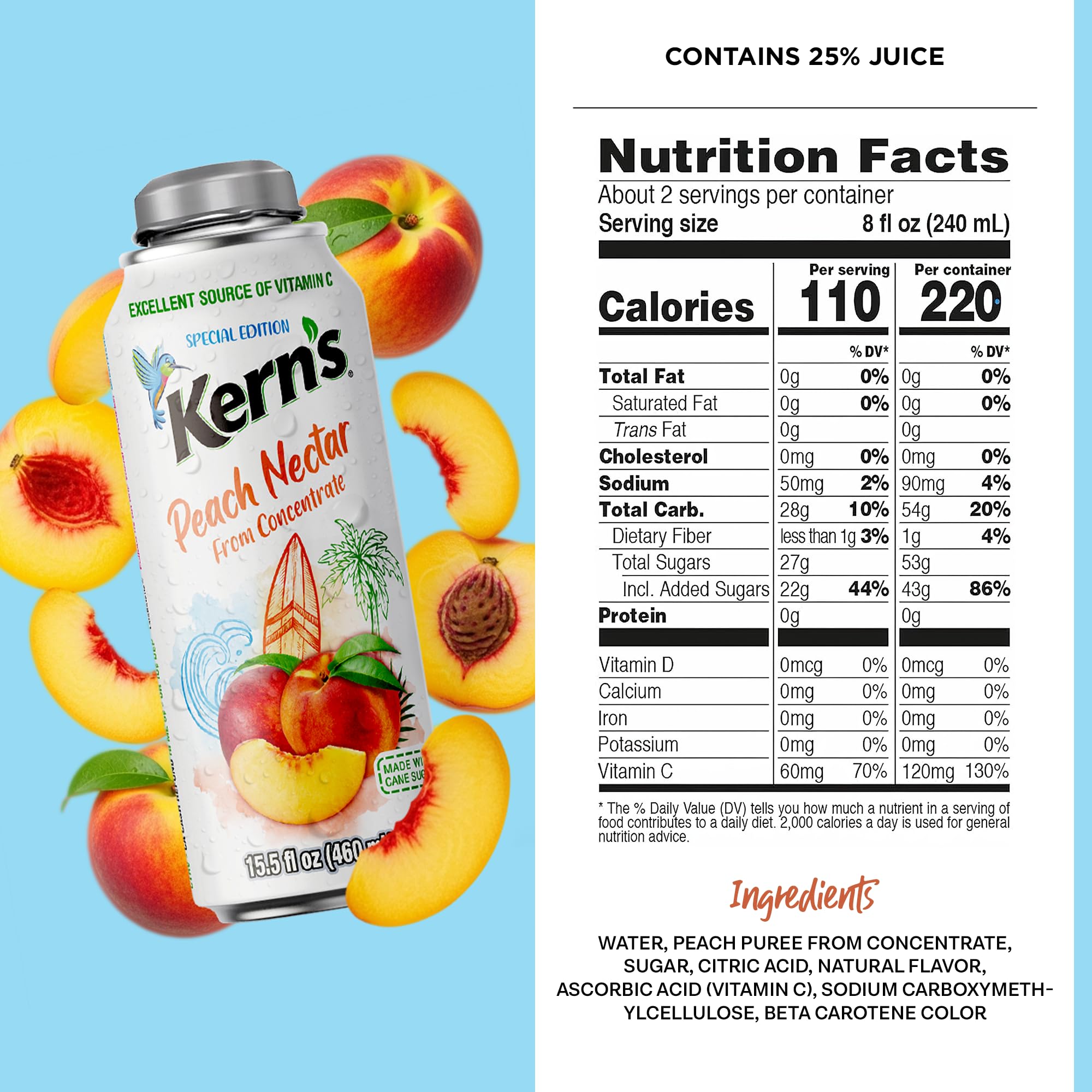 Kern’s close-up of can surface and liquid texture highlighting rich puree