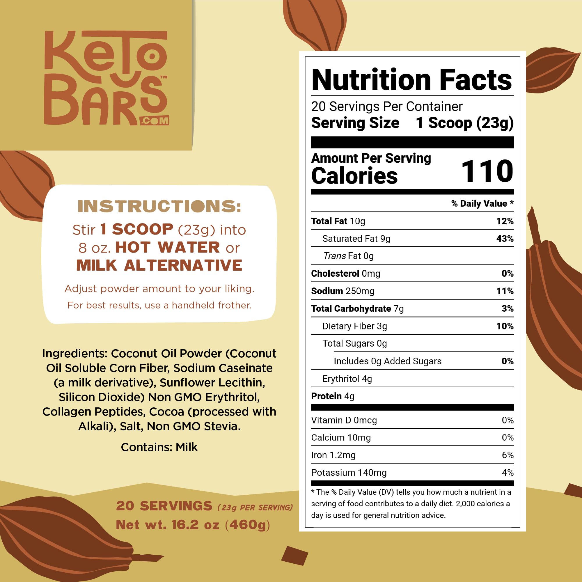 Keto Bars scoop on spoon indicating precise serving control