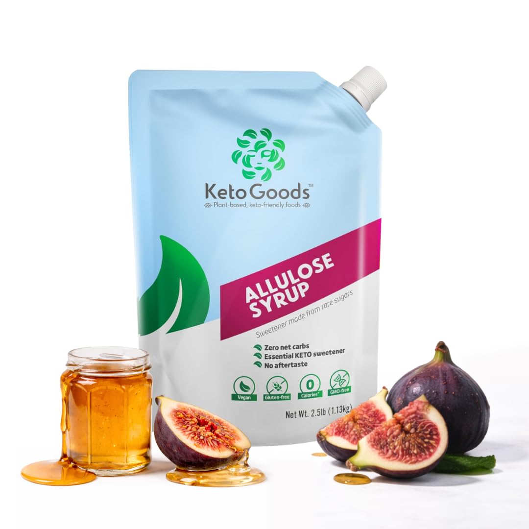 Keto Goods front label on 40 oz bottle, clear product identity and benefit