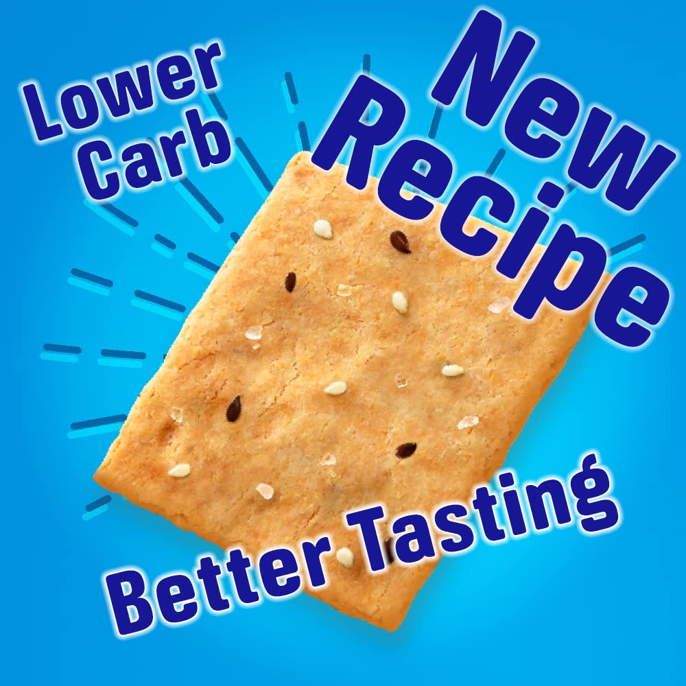 Keto Naturals almond cracker stack highlighting crispness and convenience