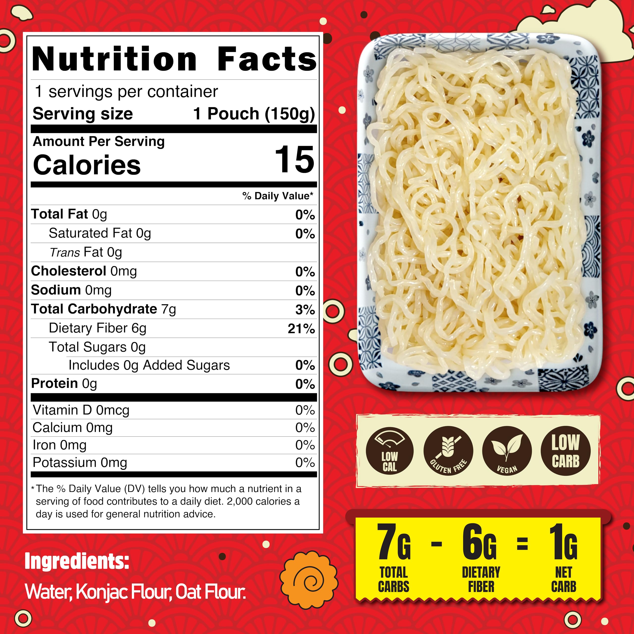 Keto Naturals noodles pan-fried in a skillet to improve texture and enhance flavor