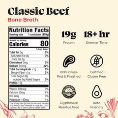 Close-up of Kettle & Fire beef broth texture highlighting collagen-rich gelled consistency