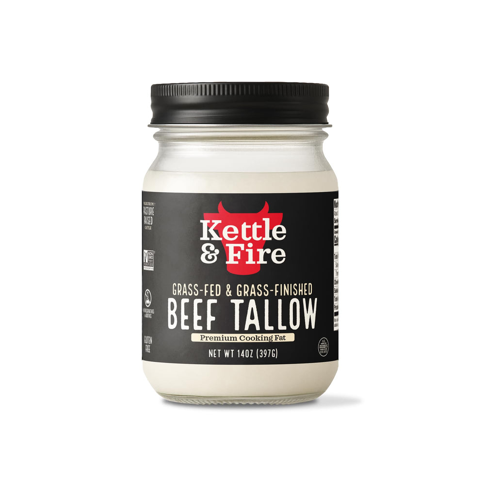 Kettle & Fire front jar label showing product and clean ingredients