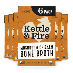 Kettle & Fire front packaging showing broth benefits and protein