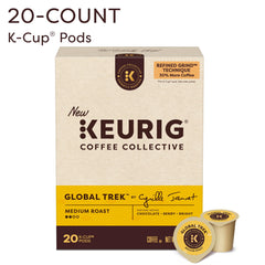 KEURIG COFFEE COLLECTIVE K-Cup pod close-up highlighting premium fill for richer flavor