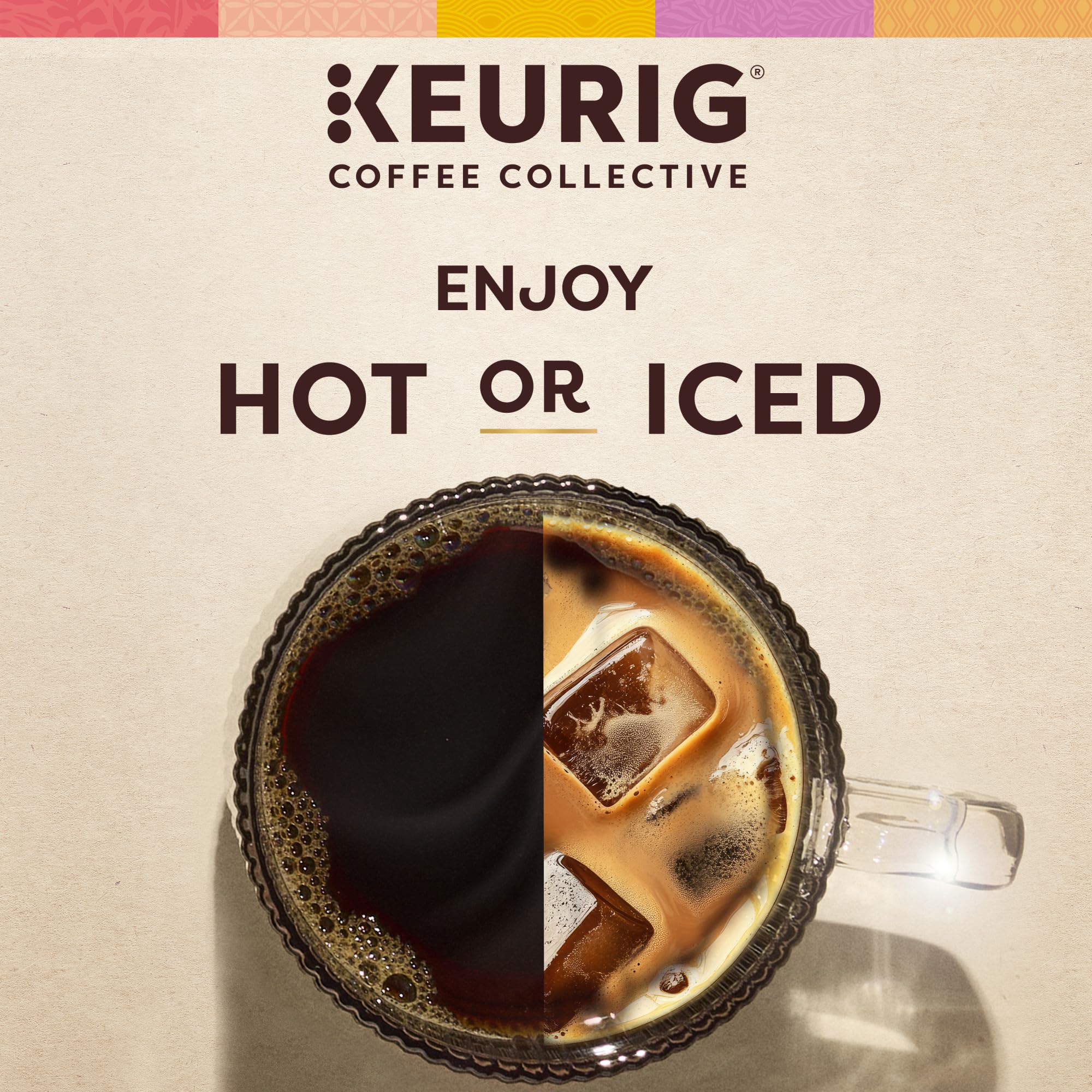 KEURIG COFFEE COLLECTIVE label close-up with Cyrille Jannet quote showing sourcing story
