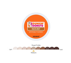 Keurig Dunkin brewed cup in a kitchen setting showcasing rich aroma