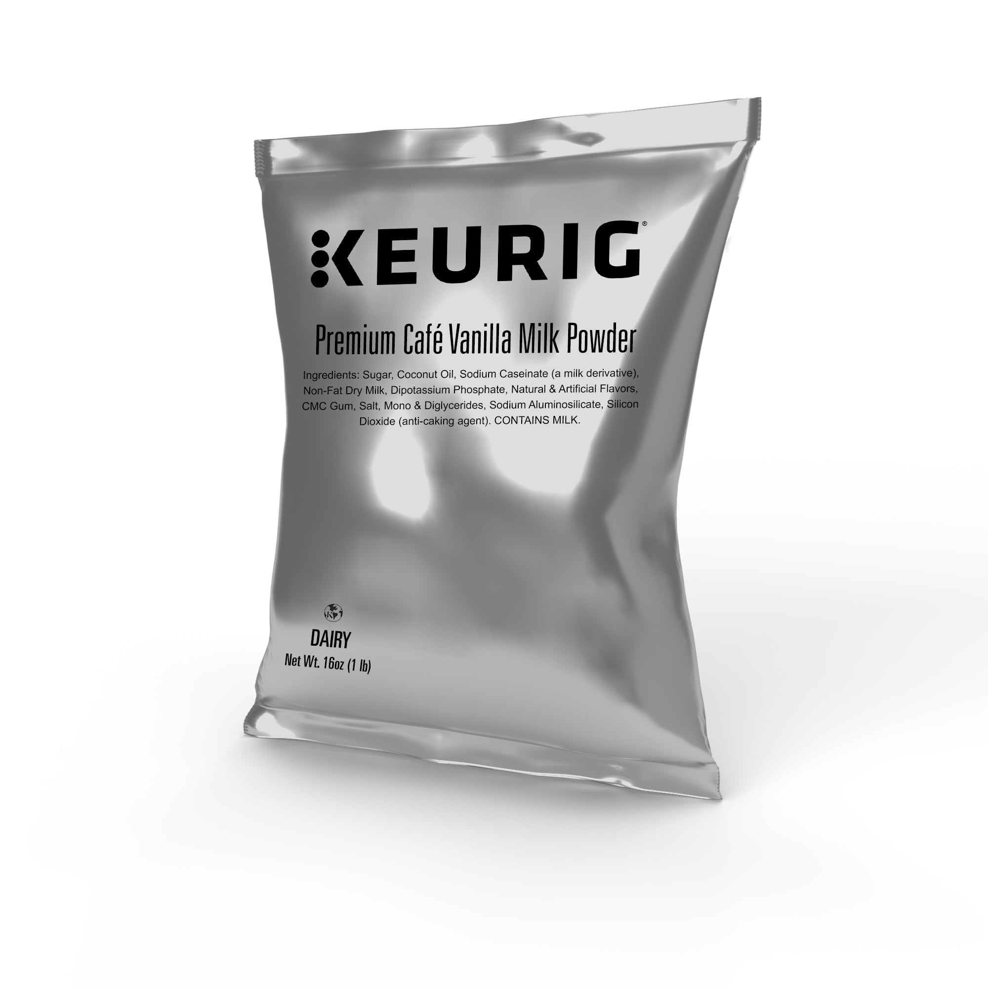 Keurig powder measured with scoop on scale highlighting portion control and yield