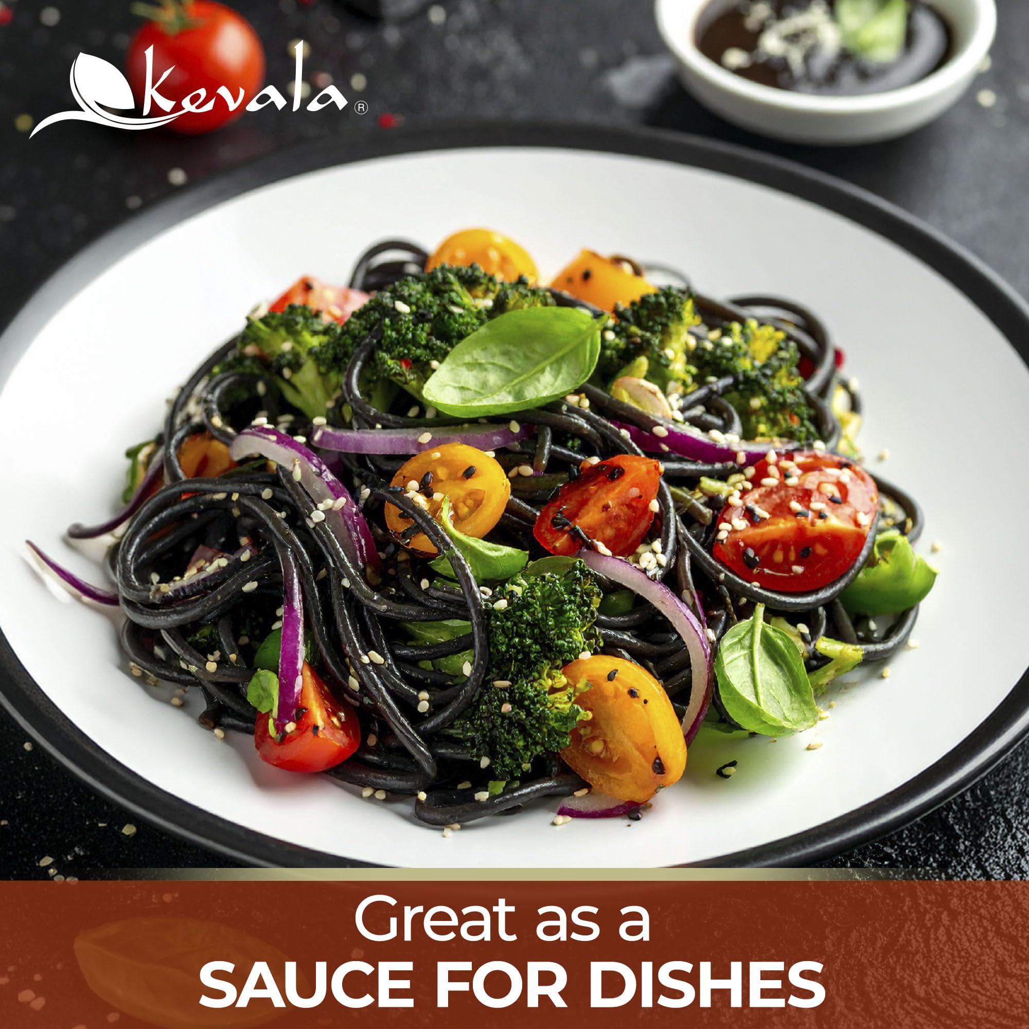 kevala kitchen scene with jar and dish, showcasing serving inspiration and versatility