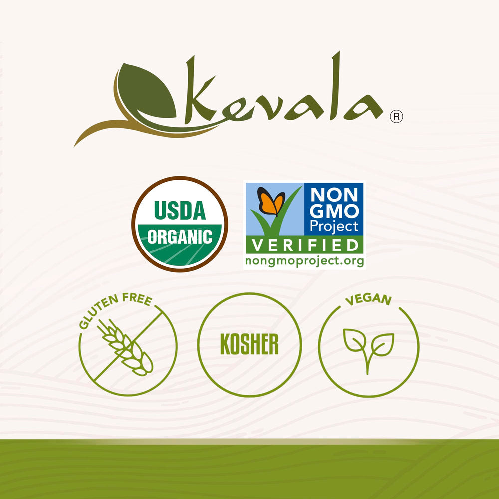 kevala seeds held in hand showing 4 lb bulk scale and value benefit