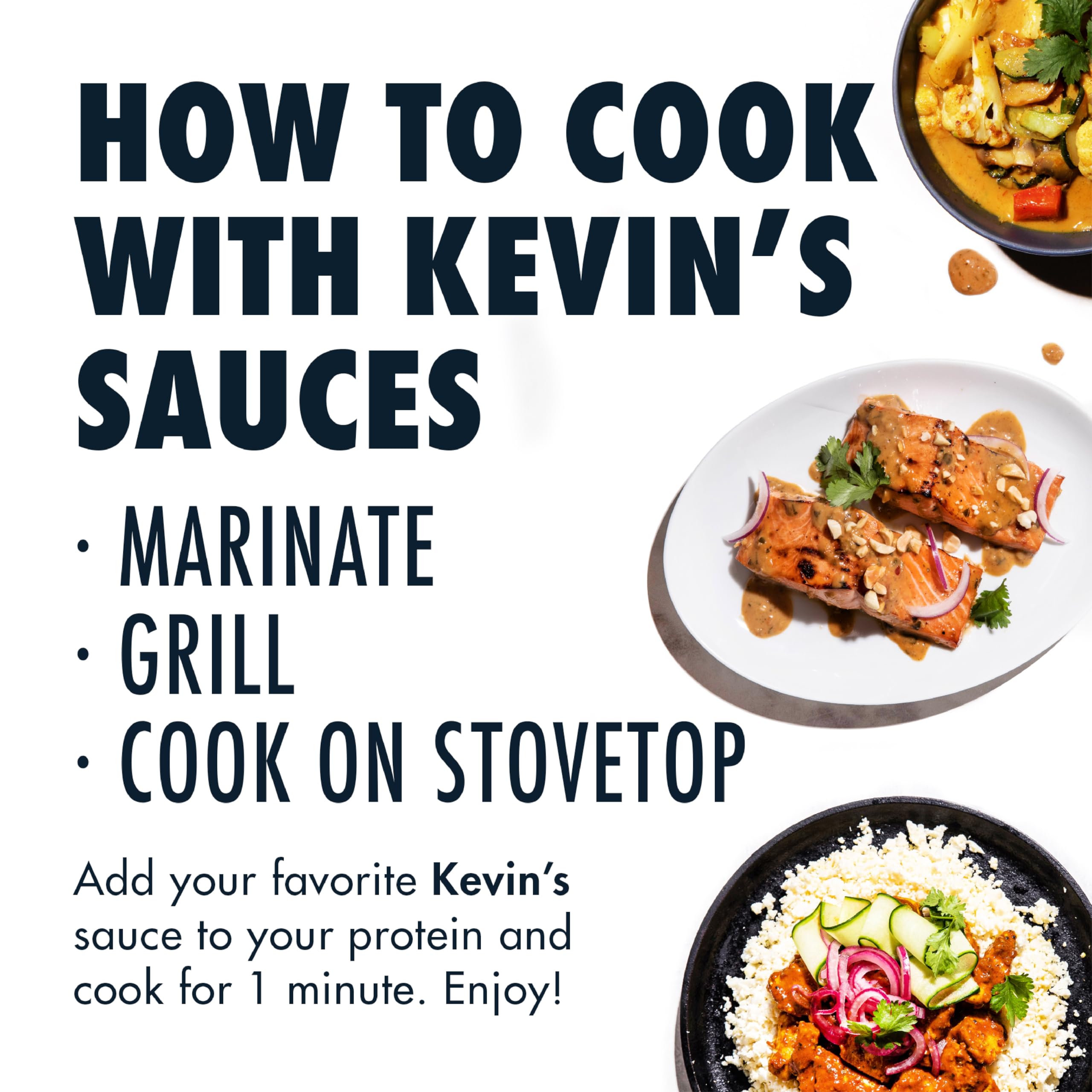 Kevin's Natural Foods Thai Coconut simmering in skillet for quick creamy weeknight dinners