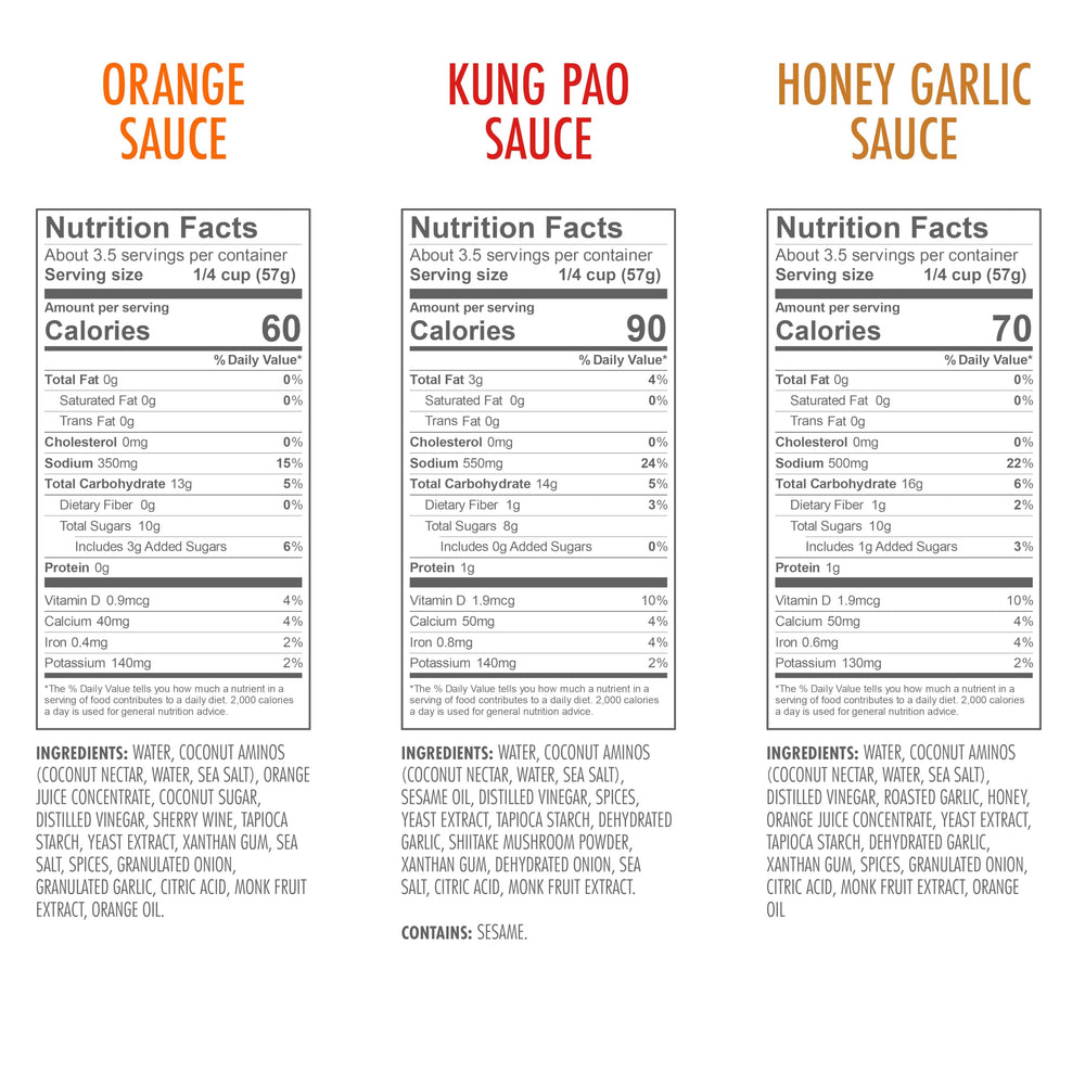 Kevin's Natural Foods sauces in skillet stir-fry showing quick meal transformation