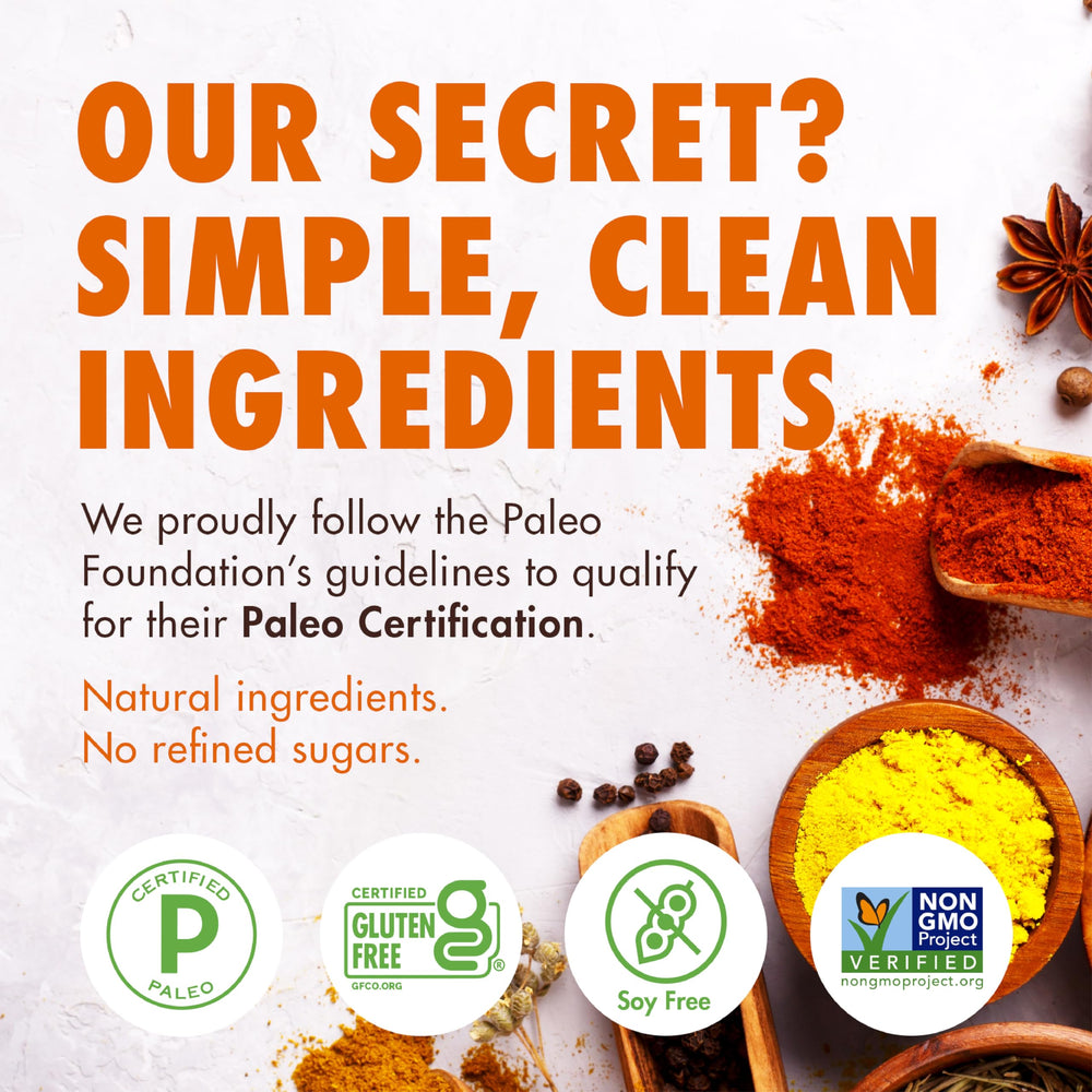 Kevin's Natural Foods bottle label close-up highlighting certification and ingredients