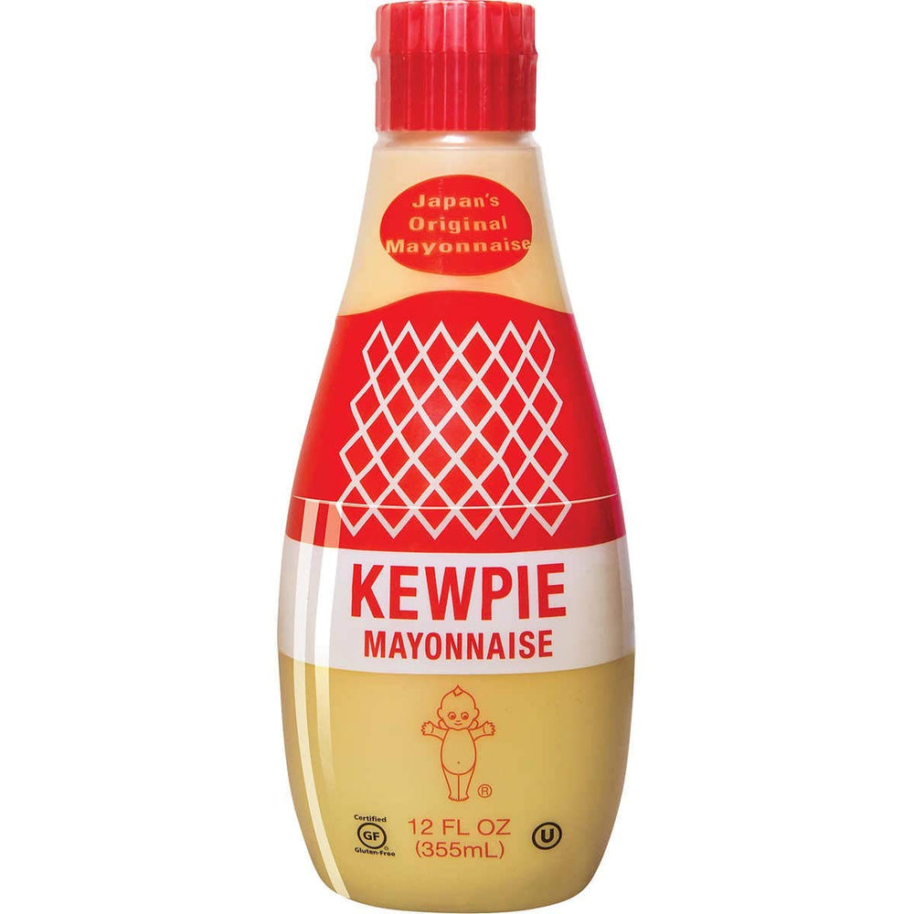 Kewpie bottle front packaging showing label and portion benefit