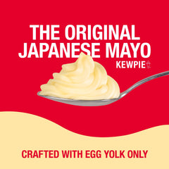Kewpie creamy dollop on a spoon displaying rich texture and mouthfeel
