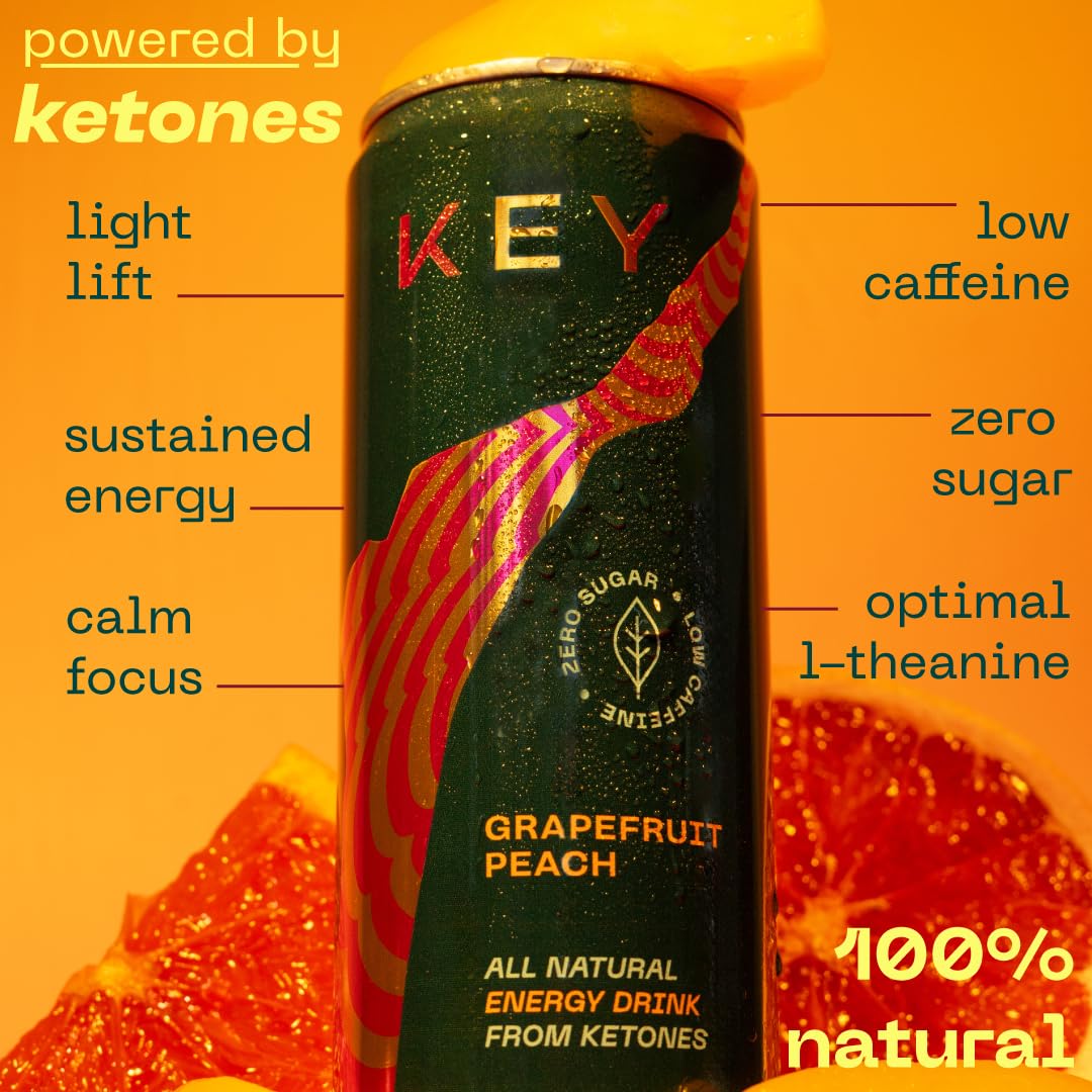 KEY close-up of ketone ingredient emphasizing natural energy