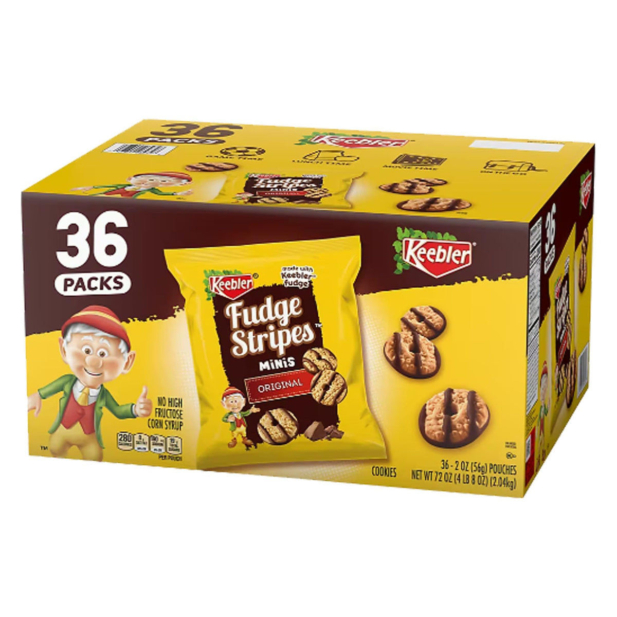 KEZATAAK Keebler front packaging showing 36 pouches and snack convenience