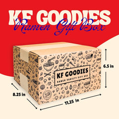KF GOODIES ramen in-use in a dorm room setting being prepared quickly for a snack