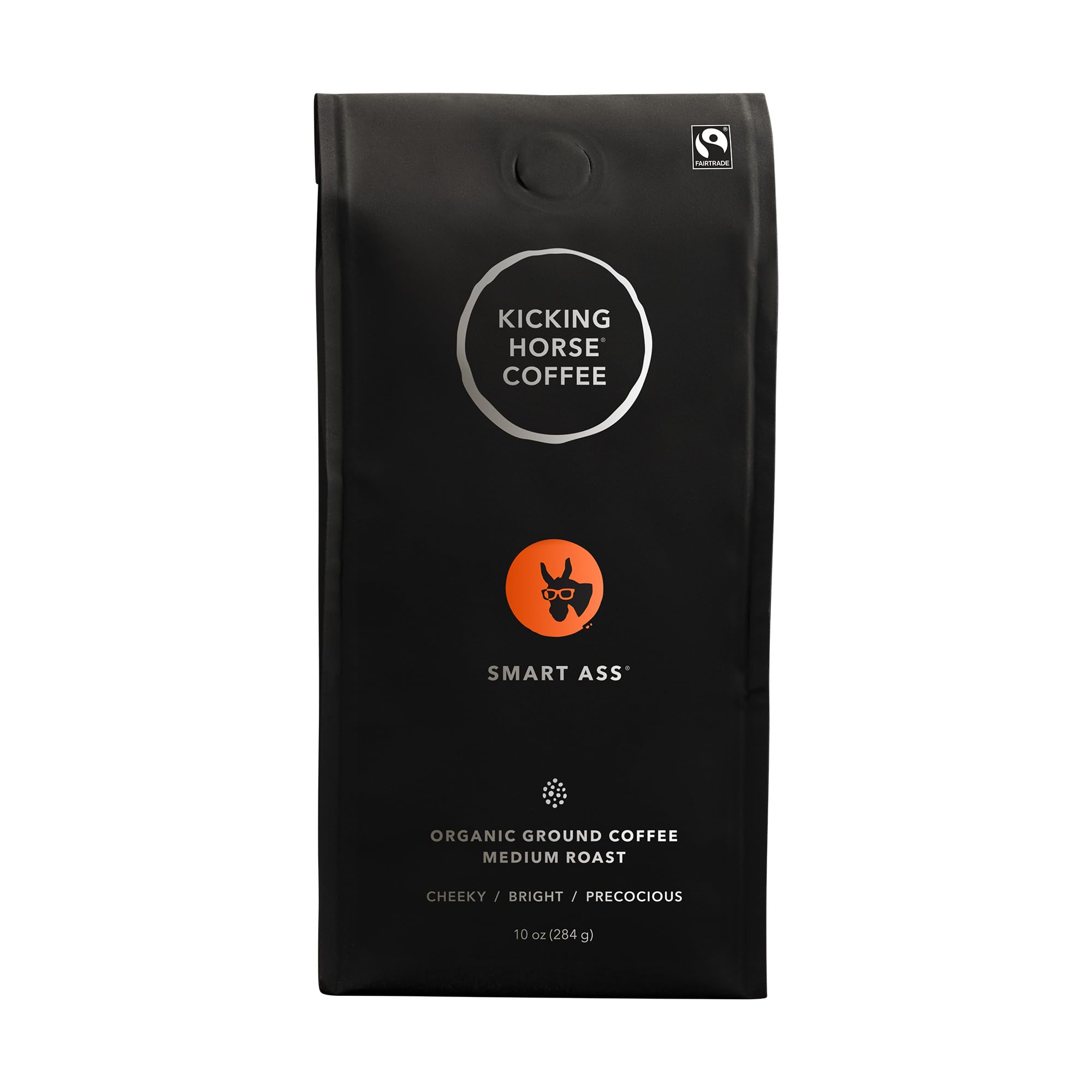 Kicking Horse Smart Ass front package showing label and certifications for quick selection