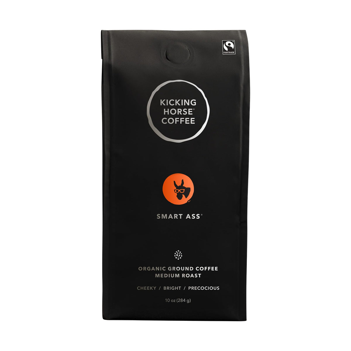 Kicking Horse Smart Ass front package showing label and certifications for quick selection