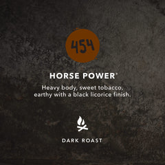 Kicking Horse whole beans close-up showing roast color and rich texture for aroma