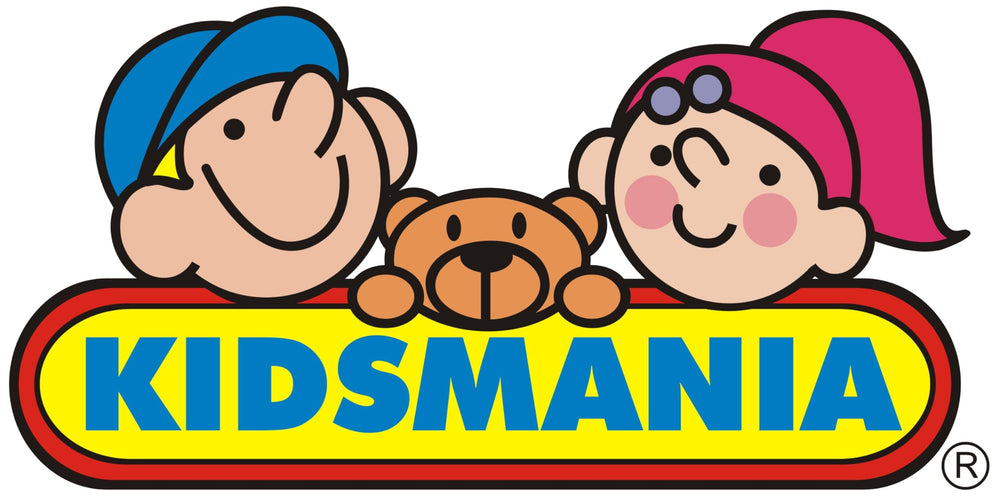 Kidsmania can label and flavor icons highlighting grape orange lime cola variety
