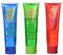 Kidsmania ooze tube inside a goodie bag demonstrating portable single-serve convenience