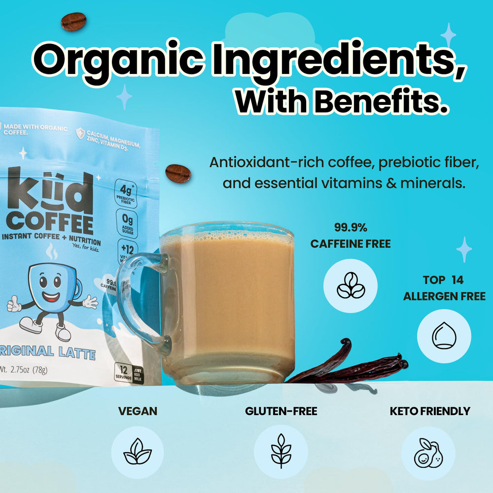 kiid brand powder close-up highlighting fine texture for fast mixing