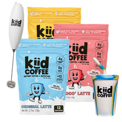 kiid brand front packaging showing gift set and contents for quick recognition