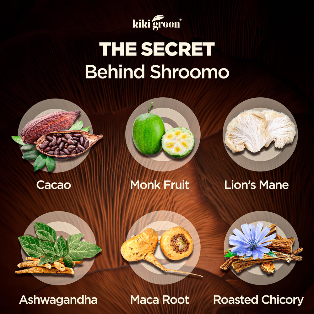 KIKI Green Shroomo scoop in hand demonstrating easy serving sizes