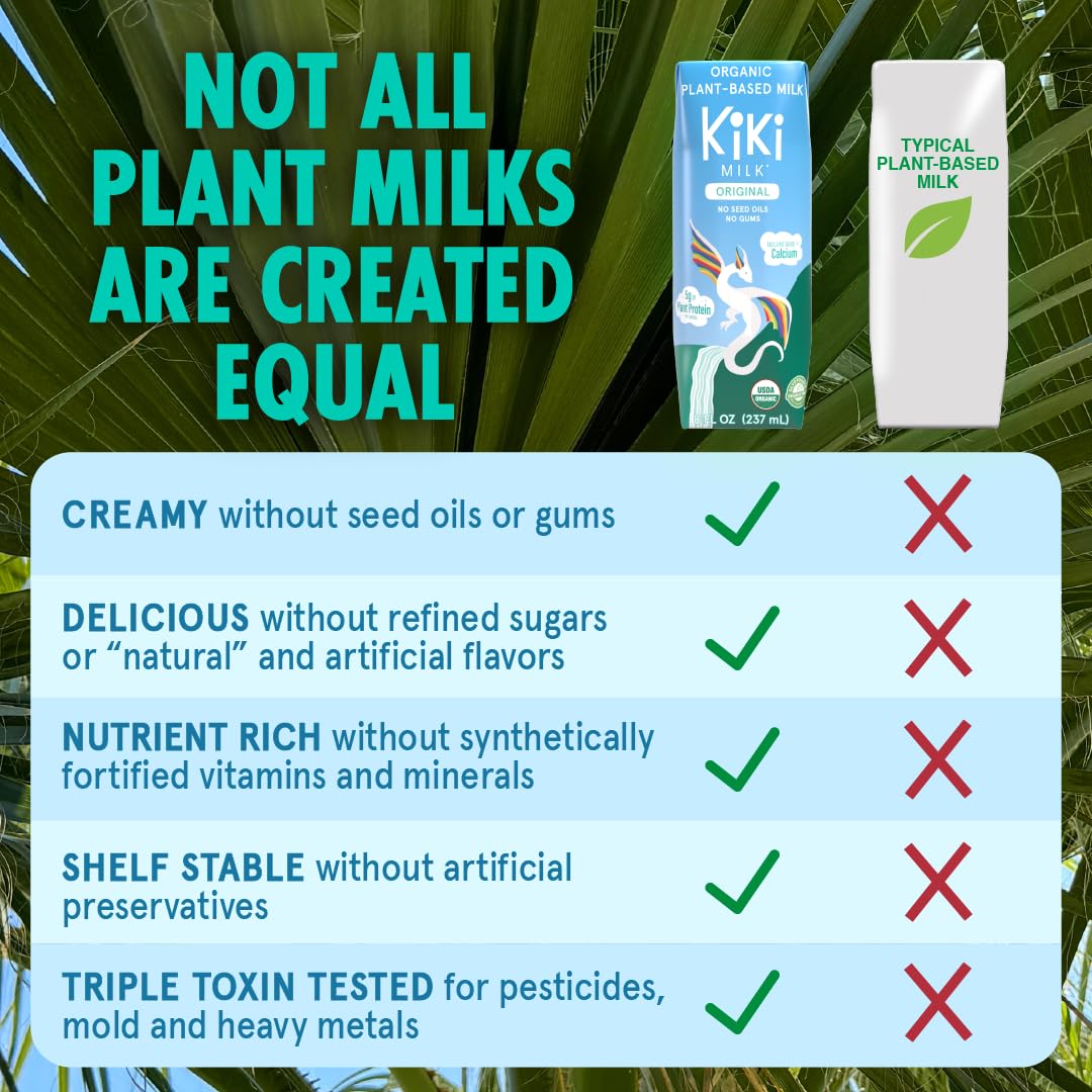 Kiki Milk at a family breakfast table demonstrating kid appeal and family-friendly use