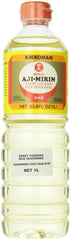 Kikkoman Manjo Aji Mirin front packaging showing bottle label and size benefits