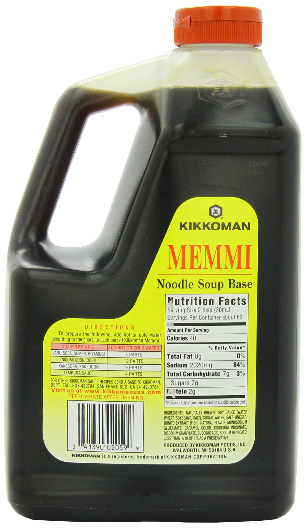 Kikkoman Memmi broth poured into noodle bowl showcasing rich color and ready-to-serve benefit