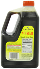 Kikkoman Memmi broth poured into noodle bowl showcasing rich color and ready-to-serve benefit