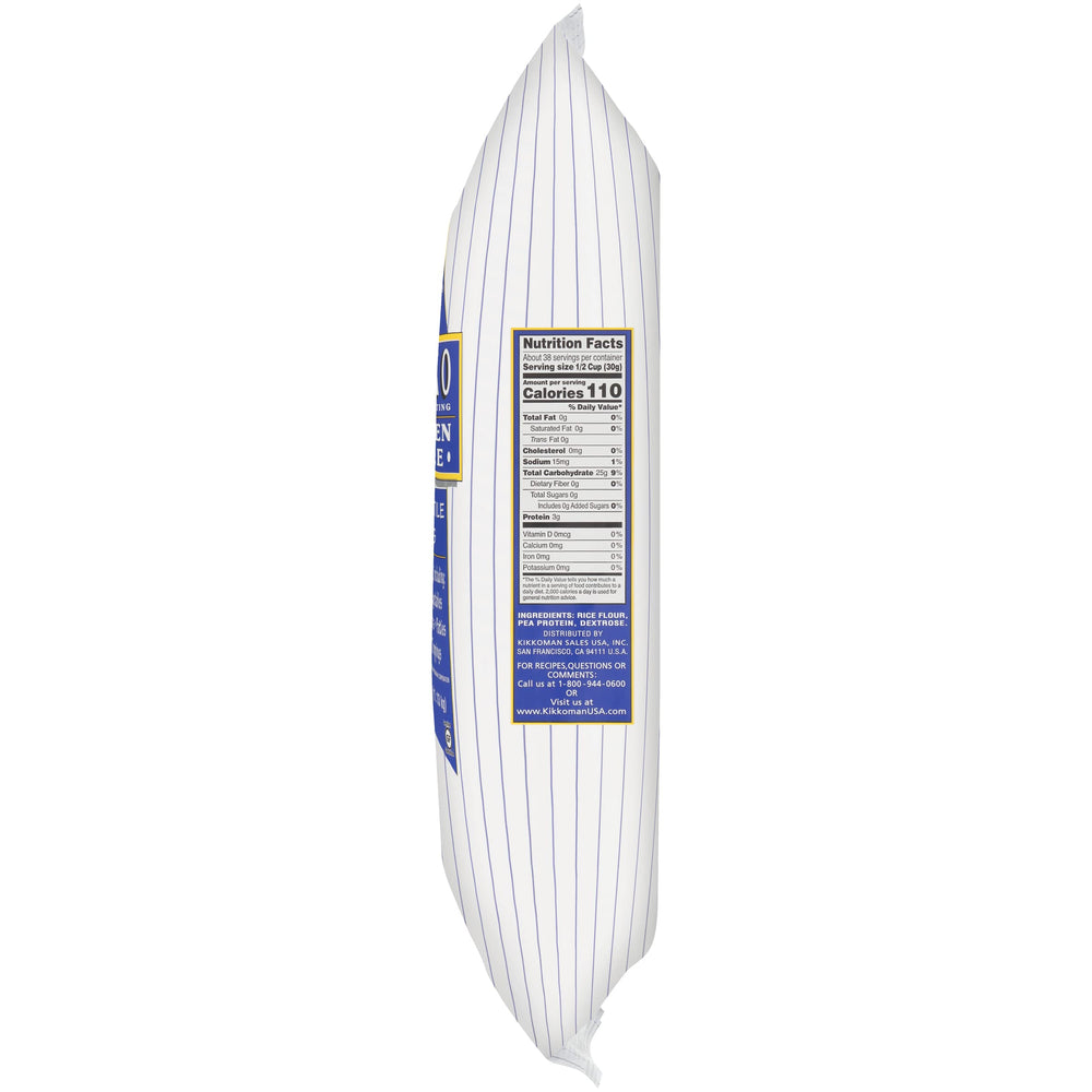 Kikkoman spoon showing crumb size for portioning and ease benefit