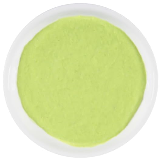 spoonful of kikkoman wasabi sauce highlighting smooth texture and easy spreading