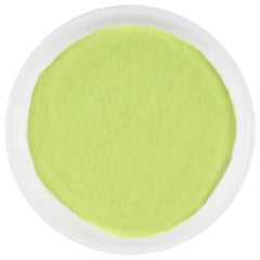 spoonful of kikkoman wasabi sauce highlighting smooth texture and easy spreading