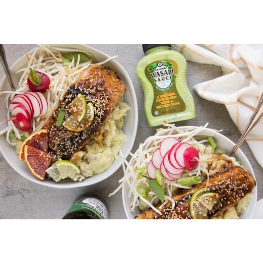 kikkoman wasabi being spread on a sandwich showing bold flavor enhancement