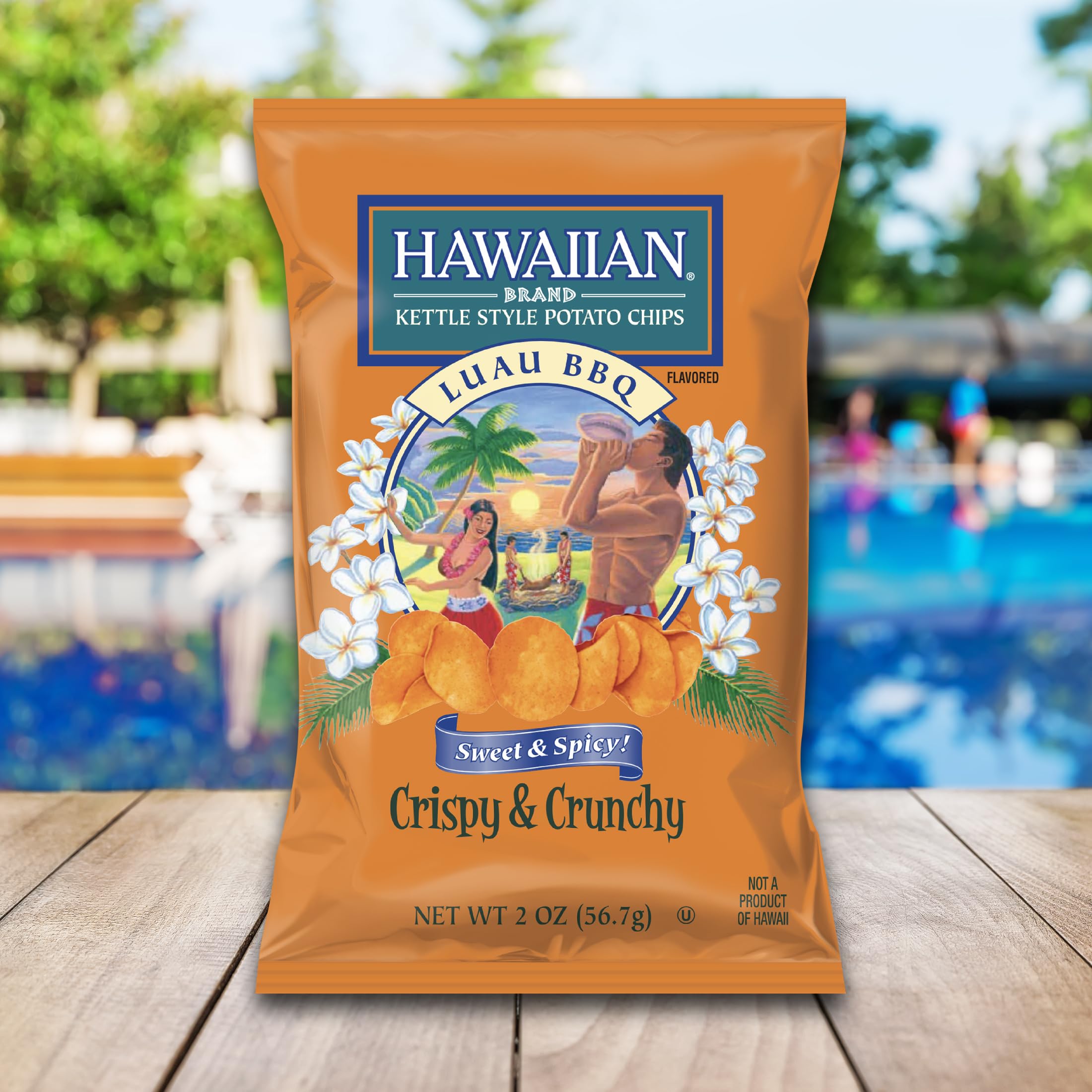 KILAUEA FIRE single 1oz bag in hand showing portion size convenience
