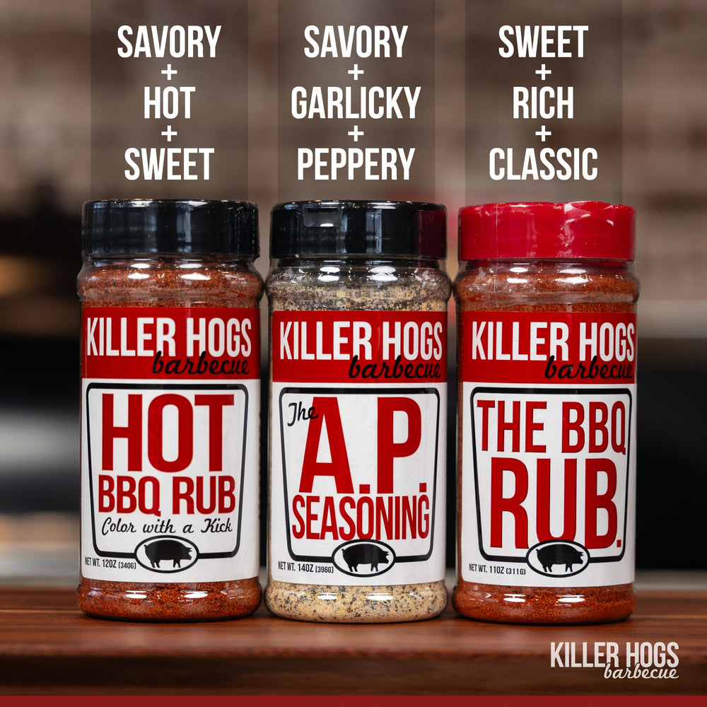 Killer Hogs rub close-up texture providing visible seasoning consistency