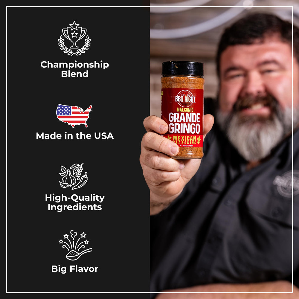 Killer Hogs 11 oz jar beside common items showing serving size benefit
