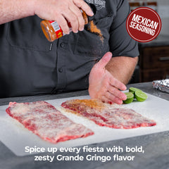 Killer Hogs seasoning texture on spoon for easy sprinkling benefit