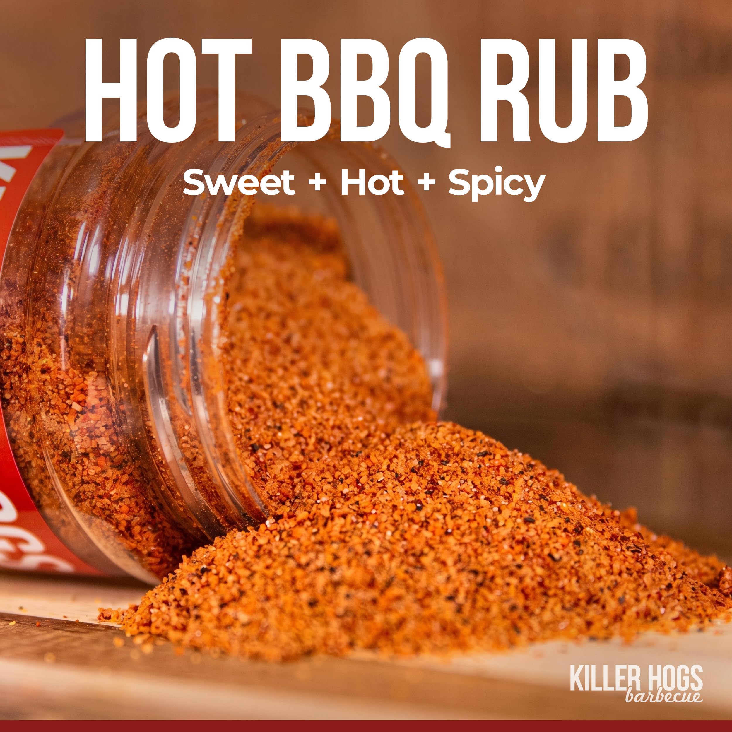 Killer Hogs close-up of rub texture highlighting coarse blend and flavor