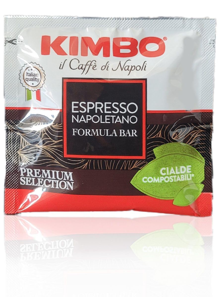 KIMBO Napoli pod close-up highlighting compostable texture and ease of use