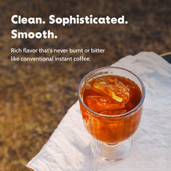 KimlyParc espresso dissolving in hot water for fast preparation benefit