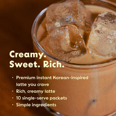 KimlyParc packet open with mix dissolving to show quick instant preparation