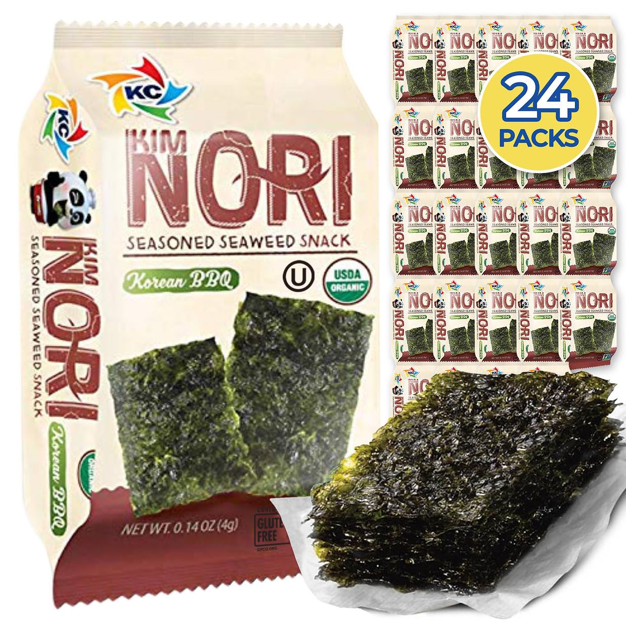 KIMNORI seaweed in a kids lunchbox offering a low-calorie snack option