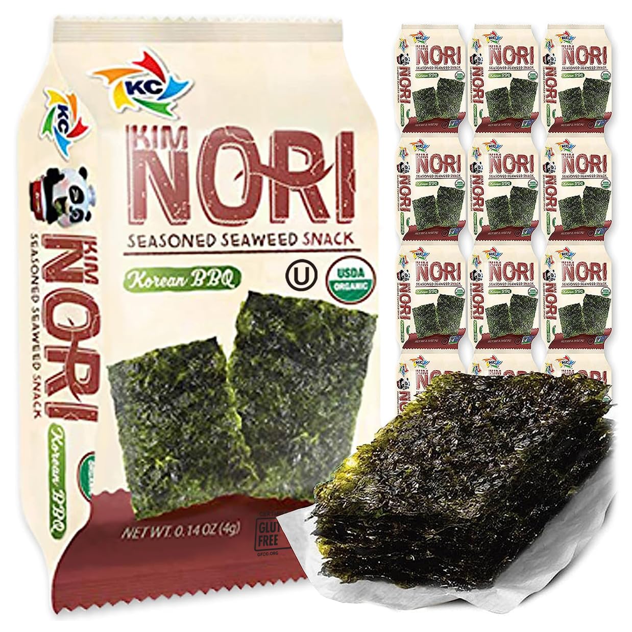 KIMNORI single 4g pack in hand showing compact size and portability